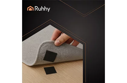 Samoprzylepny rzep 5 x 500 cm – czarny