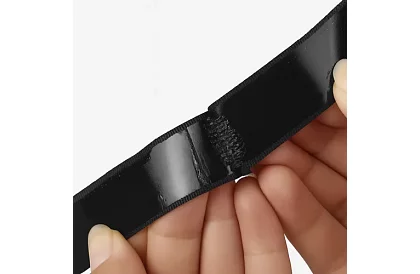 Samoprzylepny rzep 5 x 500 cm – czarny