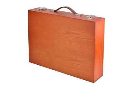 Zestaw artystyczny do malowania w drewnianym etui – 177 sztuk