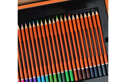 Zestaw artystyczny do malowania w drewnianym etui – 177 sztuk