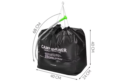 Przenośny podróżny prysznic słoneczny OLARN 40 litrów