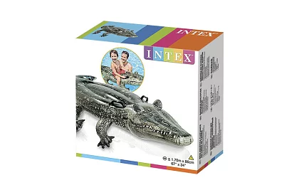 Materac dmuchany krokodyl 170 x 86 cm – I57551