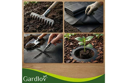 UV agrotextylia przeciw chwastom 1,6x20 m, 50 g/m2, czarna