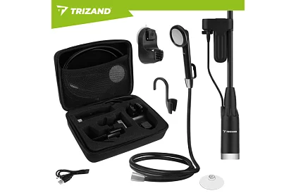 Prysznic kempingowy z pompą 2200 mAh – ładowalny