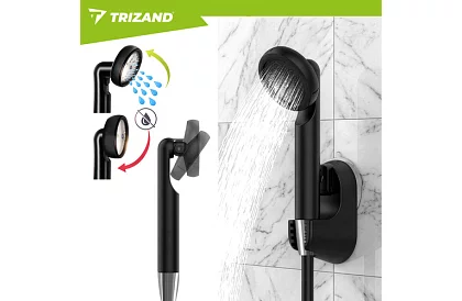 Prysznic kempingowy z pompą 2200 mAh – ładowalny