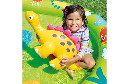 Nadmuchiwany plac zabaw wodny z zjeżdżalnią 191 x 152 x 58 cm – Dinozaur I57166