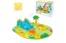 Nadmuchiwany plac zabaw wodny z zjeżdżalnią 191 x 152 x 58 cm – Dinozaur I57166