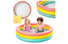 Nadmuchiwany basen dziecięcy z miękkim dnem 114 x 25 cm – I57412NP