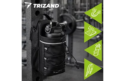 Torba sportowa magnetyczna do siłowni - organizer na butelkę i telefon