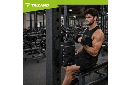 Torba sportowa magnetyczna do siłowni - organizer na butelkę i telefon