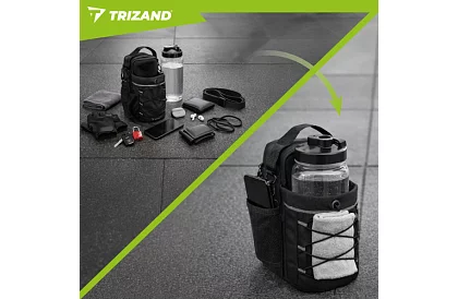 Torba sportowa magnetyczna do siłowni - organizer na butelkę i telefon