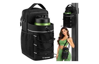 Torba sportowa magnetyczna do siłowni - organizer na butelkę i telefon