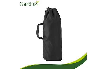 Składany czarny stół ogrodowy – stół na balkon, taras