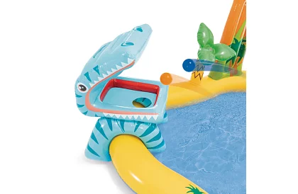 Nadmuchiwany plac zabaw wodny z zjeżdżalnią 5 w 1 – I57444