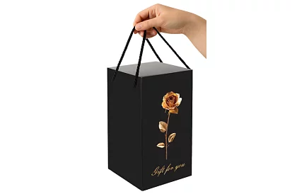 Wieczna róża w szkle z oświetleniem LED