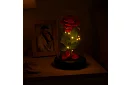Wieczna róża w szkle z oświetleniem LED