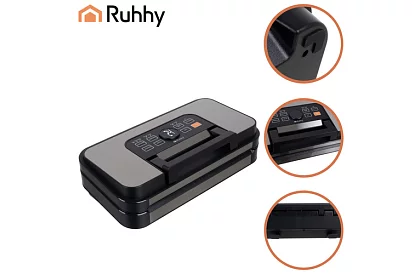 Zgrzewarka próżniowa do folii z nożem - 95 kPa, 125 W