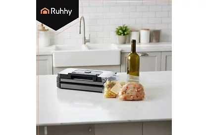 Zgrzewarka próżniowa do folii z nożem - 95 kPa, 125 W