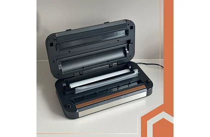 Zgrzewarka próżniowa do folii z nożem - 95 kPa, 125 W