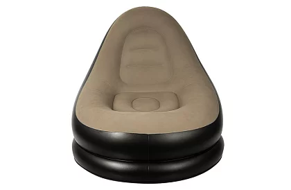 Fotel dmuchany z podnóżkiem - nośność 120 kg