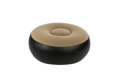 Fotel dmuchany z podnóżkiem - nośność 120 kg