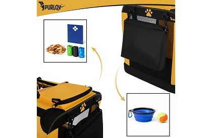 Składany transportowy worek dla zwierząt – 60 × 42 × 44 cm