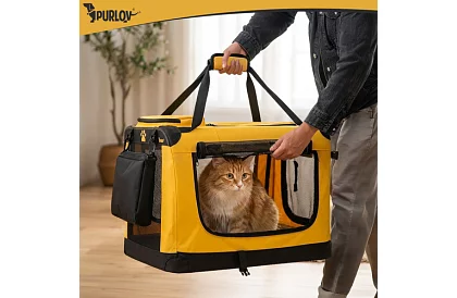 Składany transportowy worek dla zwierząt – 60 × 42 × 44 cm