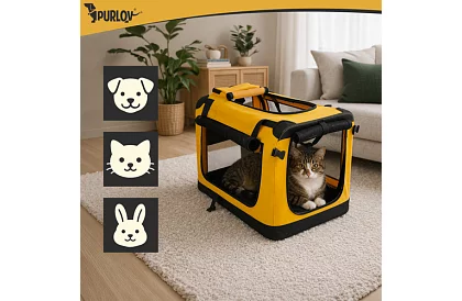 Składany transportowy worek dla zwierząt – 60 × 42 × 44 cm