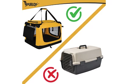 Składany transportowy worek dla zwierząt – 60 × 42 × 44 cm