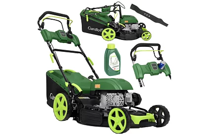 Kosiarka spalinowa DriveX PRO z napędem 196 cm³, 3,4 kW, 51 cm, 60 l kosz