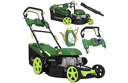 Kosiarka spalinowa DriveX PRO z napędem 196 cm³, 3,4 kW, 51 cm, 60 l kosz