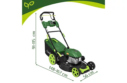 Kosiarka spalinowa DriveX PRO z napędem 196 cm³, 3,4 kW, 51 cm, 60 l kosz