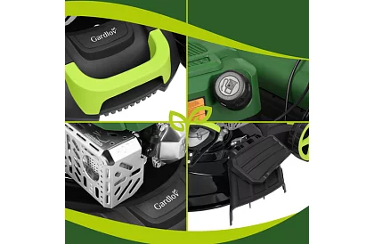 Kosiarka spalinowa DriveX PRO z napędem 196 cm³, 3,4 kW, 51 cm, 60 l kosz