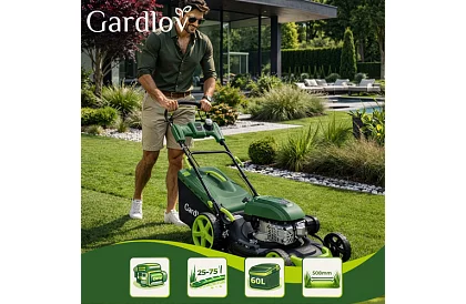 Kosiarka spalinowa DriveX PRO z napędem 196 cm³, 3,4 kW, 51 cm, 60 l kosz