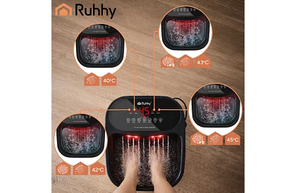 Urządzenie do masażu wodnego stóp z podgrzewaniem i hydromasażem – 550 W