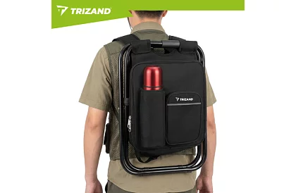 Krzesło wędkarskie z plecakiem Tourist 3w1 składane – nośność 150 kg