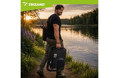 Krzesło wędkarskie z plecakiem Tourist 3w1 składane – nośność 150 kg