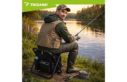 Krzesło wędkarskie z plecakiem Tourist 3w1 składane – nośność 150 kg