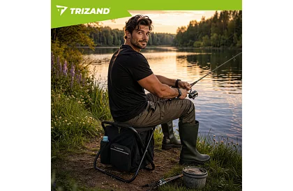 Krzesło wędkarskie z plecakiem Tourist 3w1 składane – nośność 150 kg