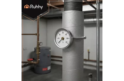 Termometr okrągły do 120 °C