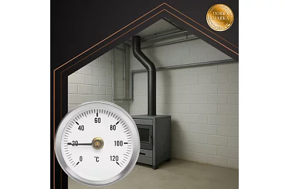 Termometr okrągły do 120 °C