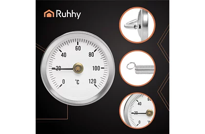 Termometr okrągły do 120 °C