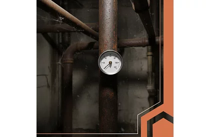 Termometr okrągły do 120 °C