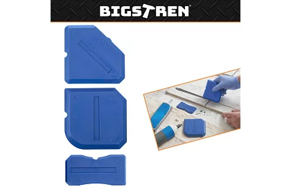 Zestaw szpatułek, zgarniaczy do nakładania i usuwania materiałów fugowych