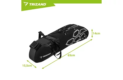 Podsiodełkowa wodoodporna torba 12 l