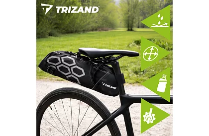 Podsiodełkowa wodoodporna torba 12 l