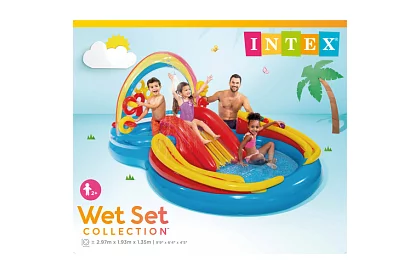 Nadmuchiwany plac zabaw wodny 297 x 193 x 135 cm - I57453NP