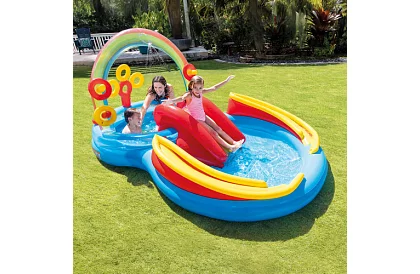 Nadmuchiwany plac zabaw wodny 297 x 193 x 135 cm - I57453NP