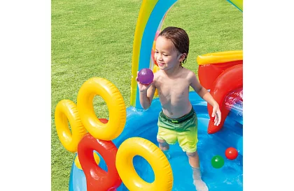 Nadmuchiwany plac zabaw wodny 297 x 193 x 135 cm - I57453NP
