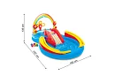 Nadmuchiwany plac zabaw wodny 297 x 193 x 135 cm - I57453NP